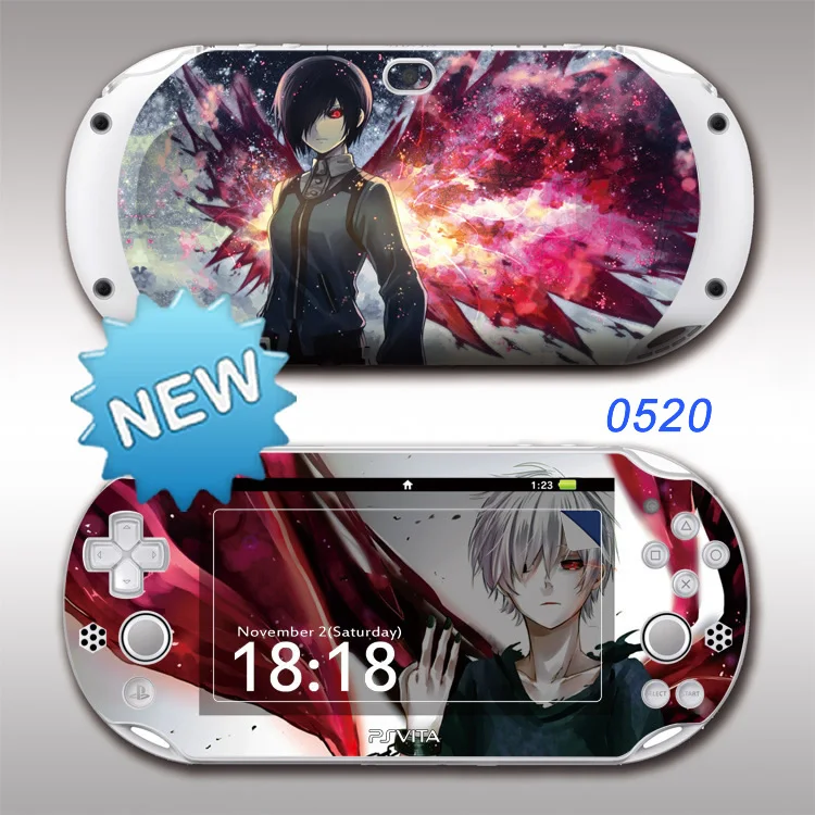 Передняя и задняя защитная PSV2000 кожи Стикеры s крышка для sony PS vita, PS vita 2000 сабля PSV2000 наклейка lovelive виниловые наклейки на кожу защиты