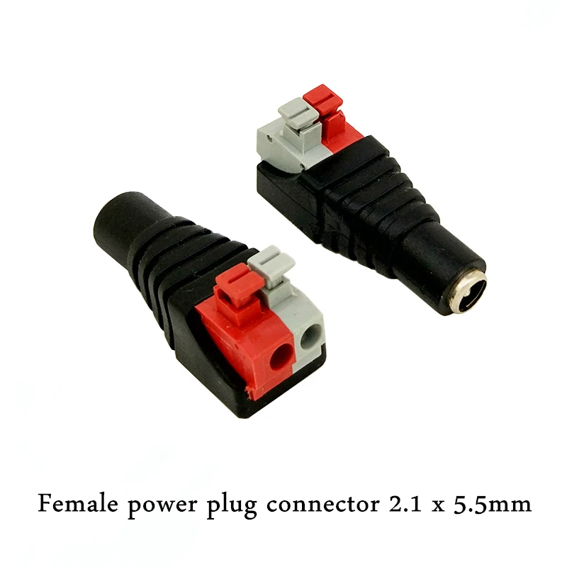 Женщина + Мужчина DC гнездо Разъем Питания Адаптер Коннектор переходники для