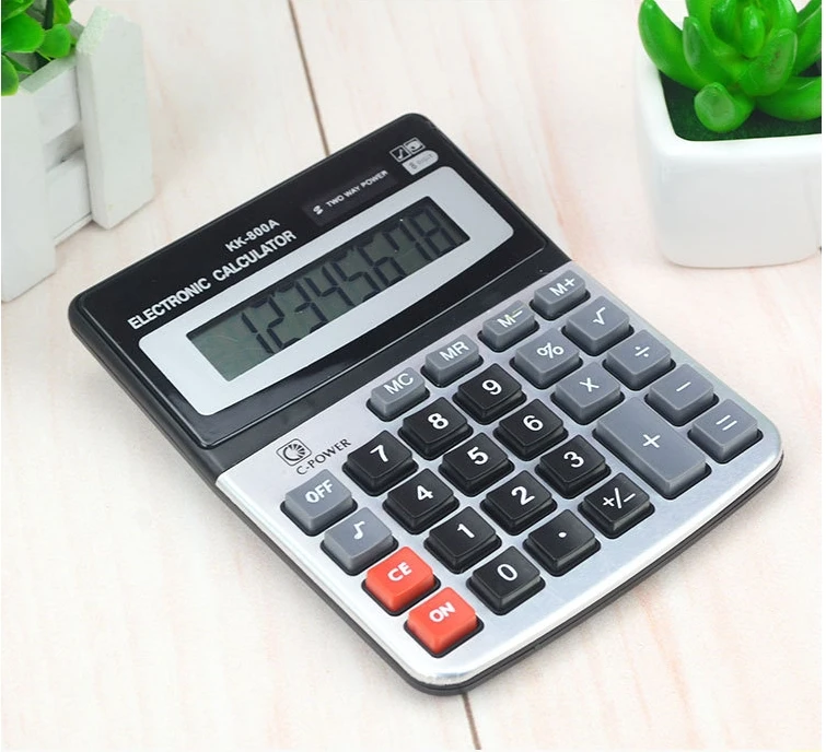 800A Настольный калькулятор специальный офисный настольный электронный компьютер