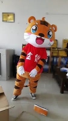 Новый Tigress костюм талисмана Тигра Животных мультфильм характер талисман