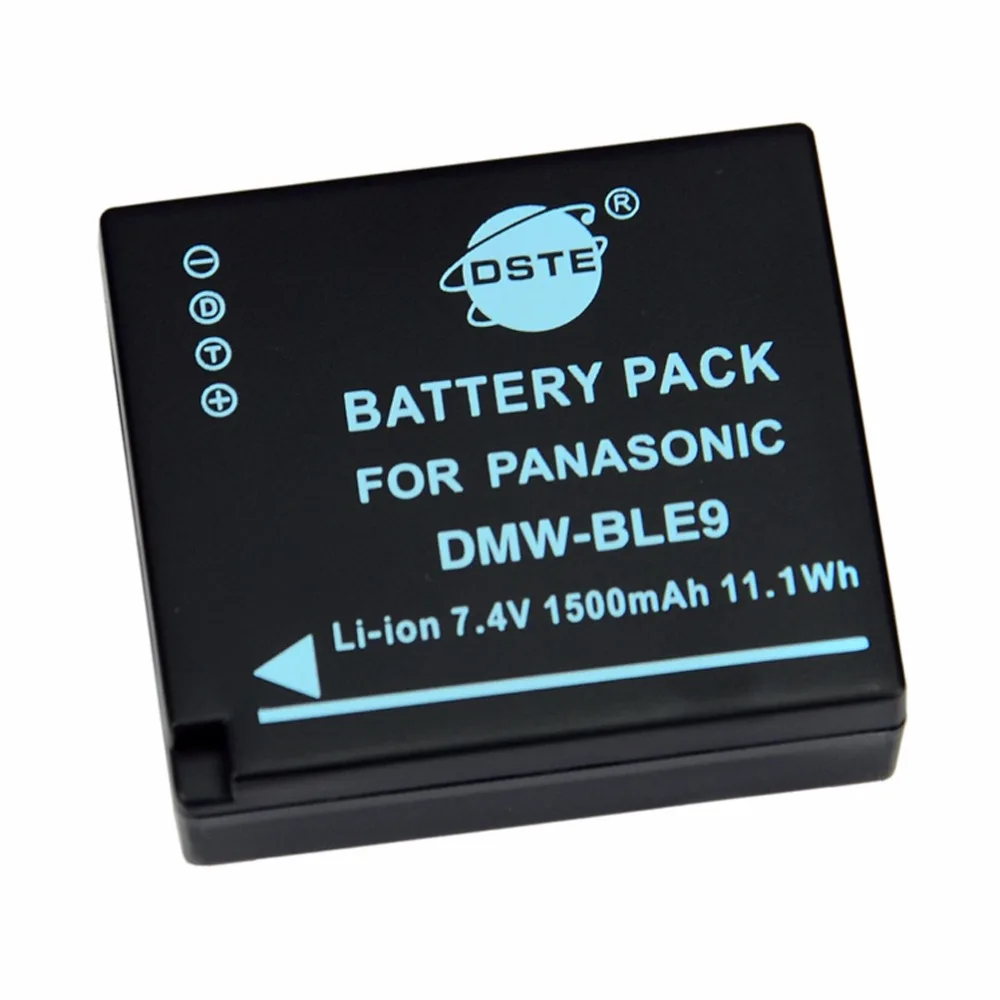 DSTE 2PCS DMW-BLE9 аккумуляторная батарея для фотоаппарата | Электроника