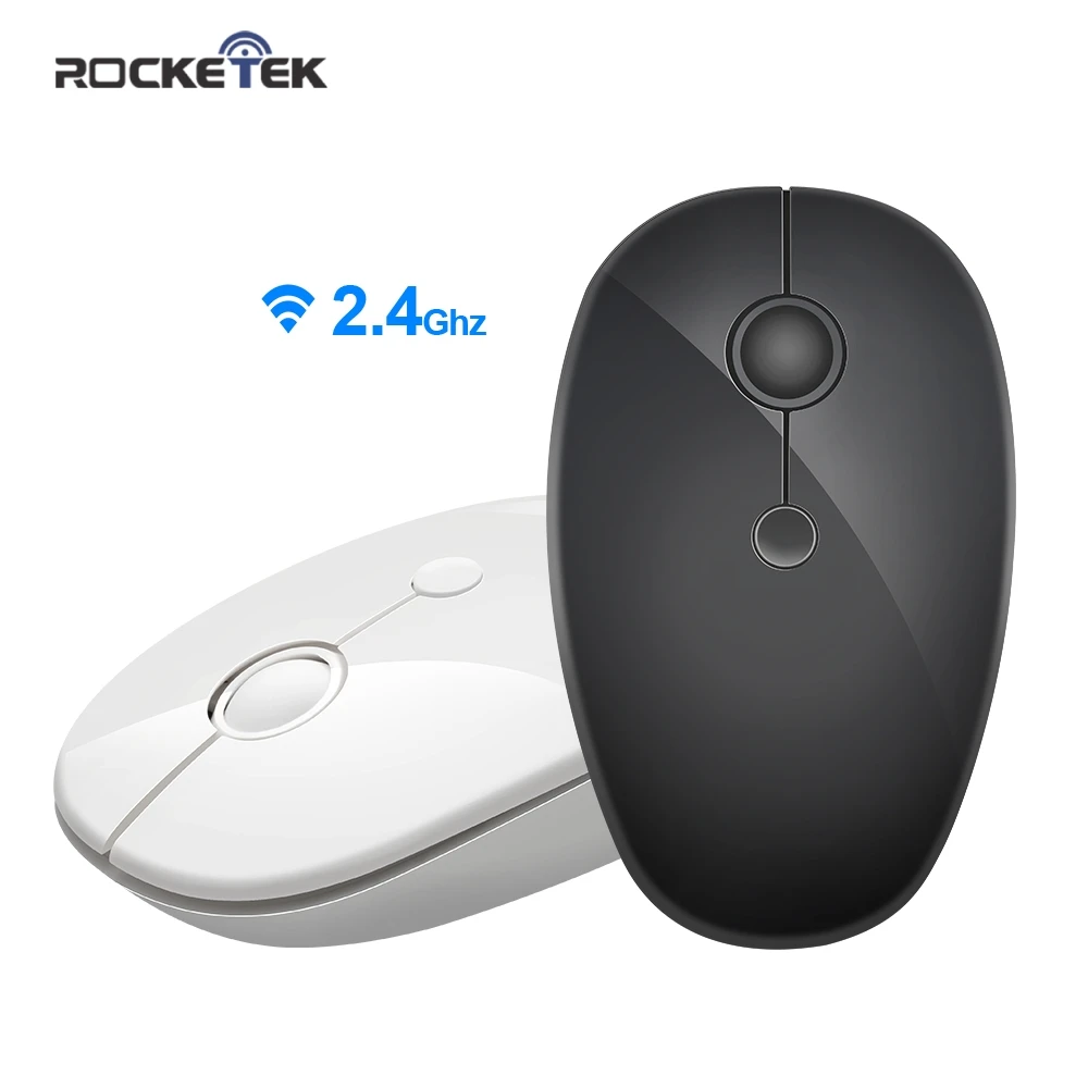 Rocketek USB Беспроводная мышь 1600 dpi 4 кнопки эргономичный дизайн для 2,4G настольный компьютер аксессуары мыши геймер ПК