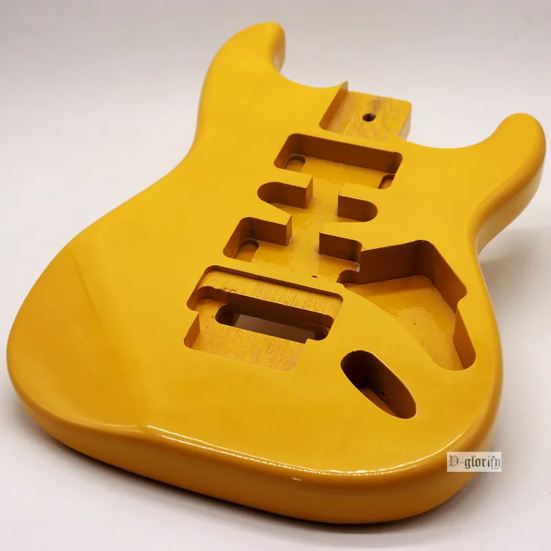 Новейший Floyd Rose yellow цвет молочно-белый цвет ST корпус гитары липа металлик золото