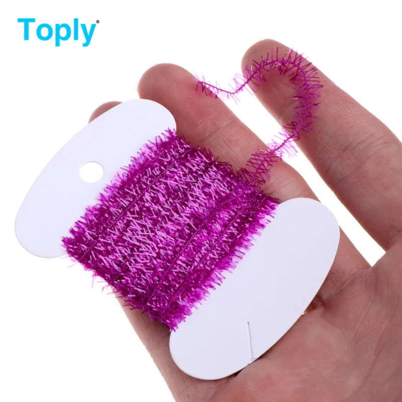 Toply флэш-материал для вязания мушек ручной работы DIY аксессуары рыбалки