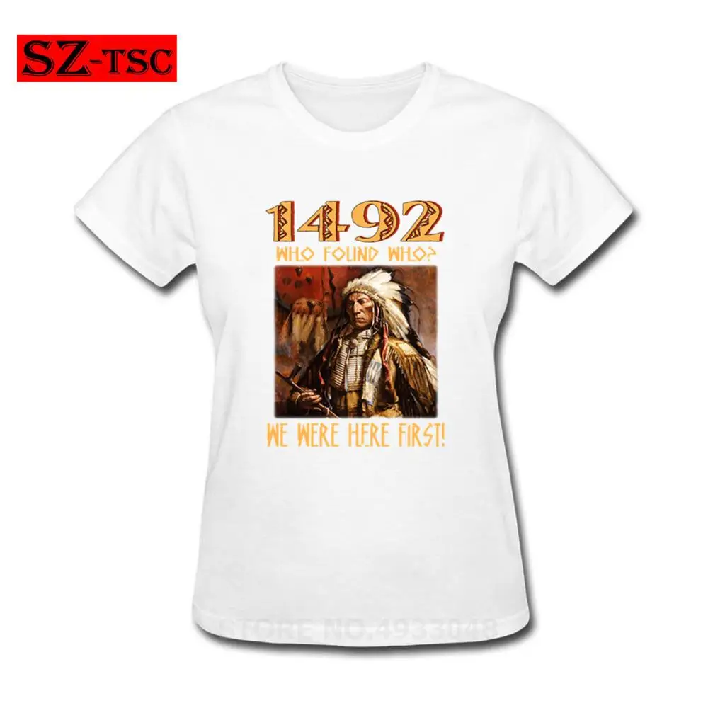 Новинка 2019 модная женская футболка с коротким рукавом в стиле индейцев|Футболки|