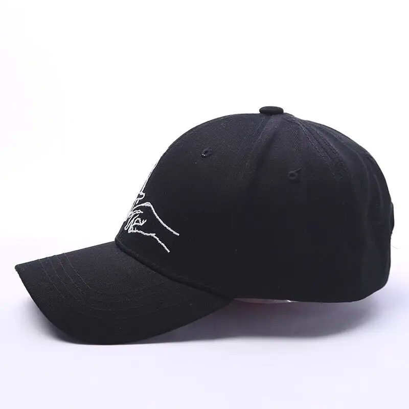 Хлопок дым Бейсбол Кепки папа шляпа для Для мужчин женщин вышивка ручной шаблон