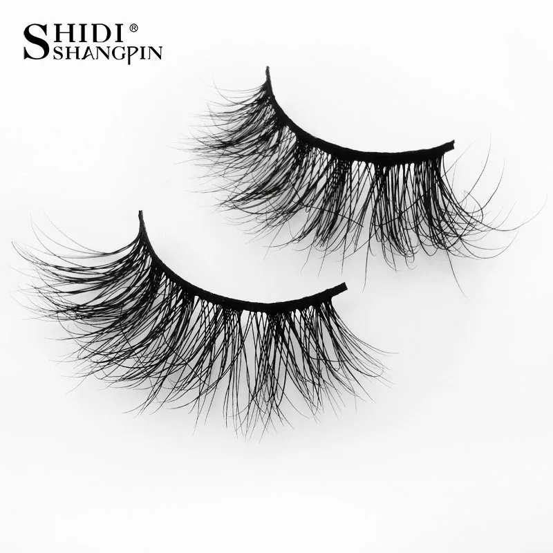 33A20pairs SHIDISHANGPIN 20 пар норковые ресницы оптом накладные ресницы полные норковые ресницы оптом Накладные ресницы макияж maquiagem - Цвет: 33A20pairs