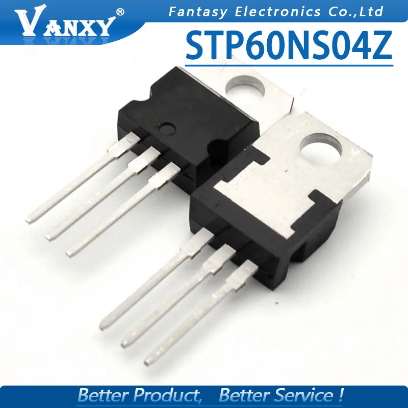 5 шт. STP60NS04Z TO-220 P60NS04Z P60NS04 TO220 60A 40 в STP60NS04 STP60NS04ZB | Электронные компоненты и