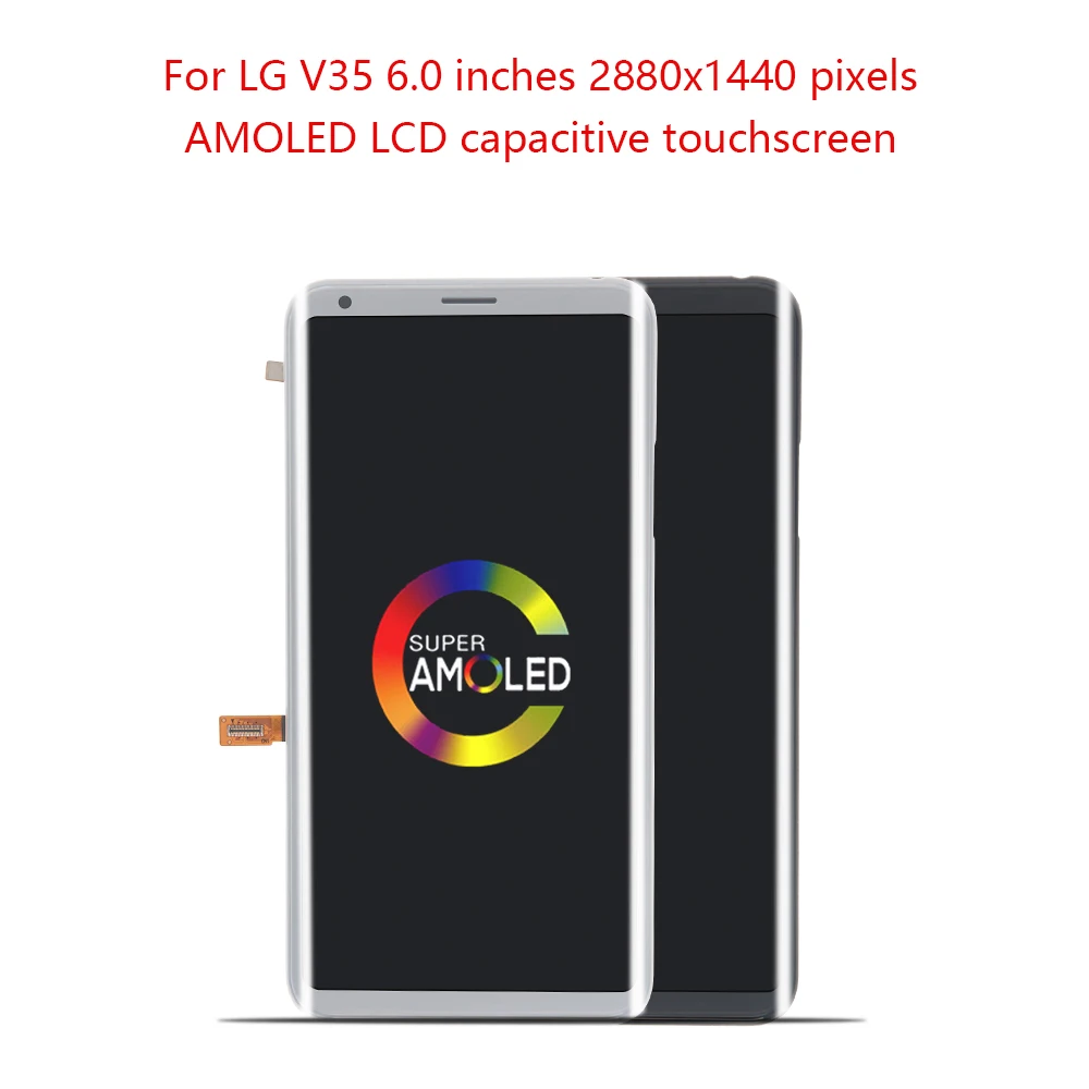 6 0-дюймовый 100% тест сенсорная панель для LG V35 ThinQ ЖК-дисплей сенсорный экран с