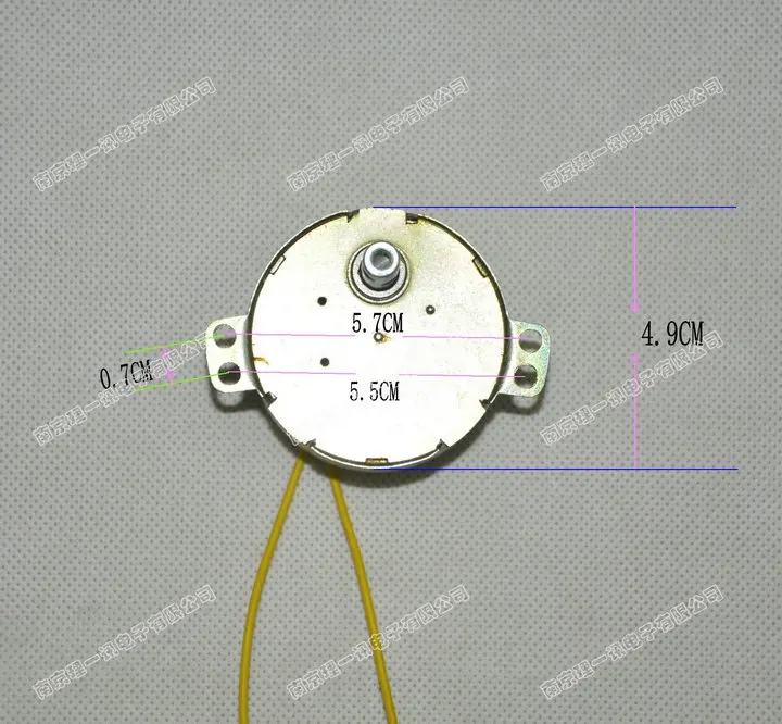 TYD49 Synchromotor 220V 5 об/мин, светильник двигатель коробки, мотор пузырьковой машины, микроволновая печь маленькие вентиляторы