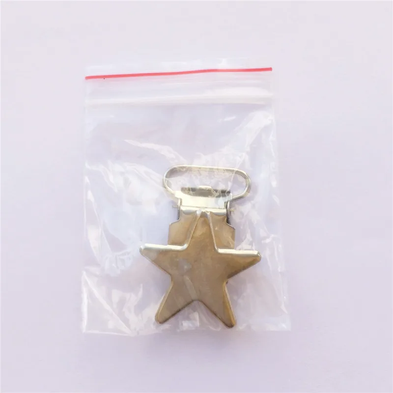 50 шт./лот серебристый металлический зажим для детской соски 1 дюйм 2 5 см подтяжки