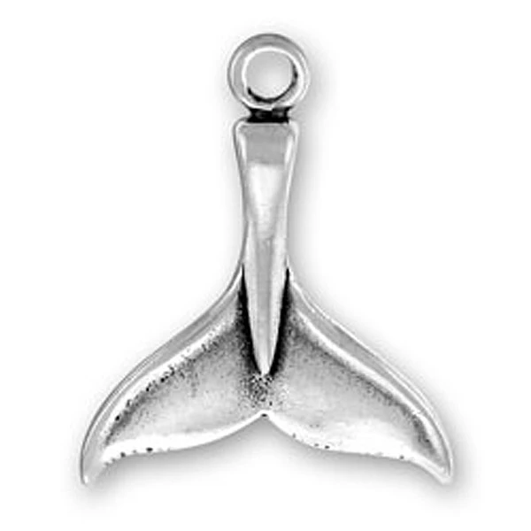 

my shape 30pcs whale tail nautical animal charm