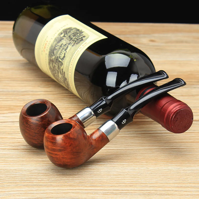 Серебряное Кольцо Шиповник Деревянный Курительная трубка для Табака Хизер