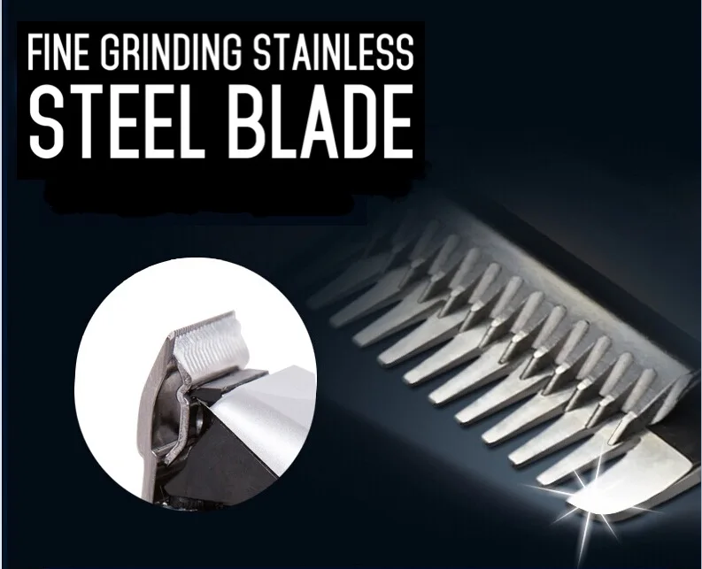 RESUN 801 электрическая моющаяся машинка для стрижки волос перезаряжаемый триммер