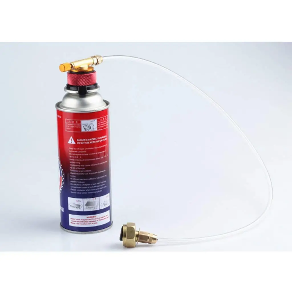 Пропан пополнения адаптер Пикник Кемпинг плита газовый шланг двусторонний