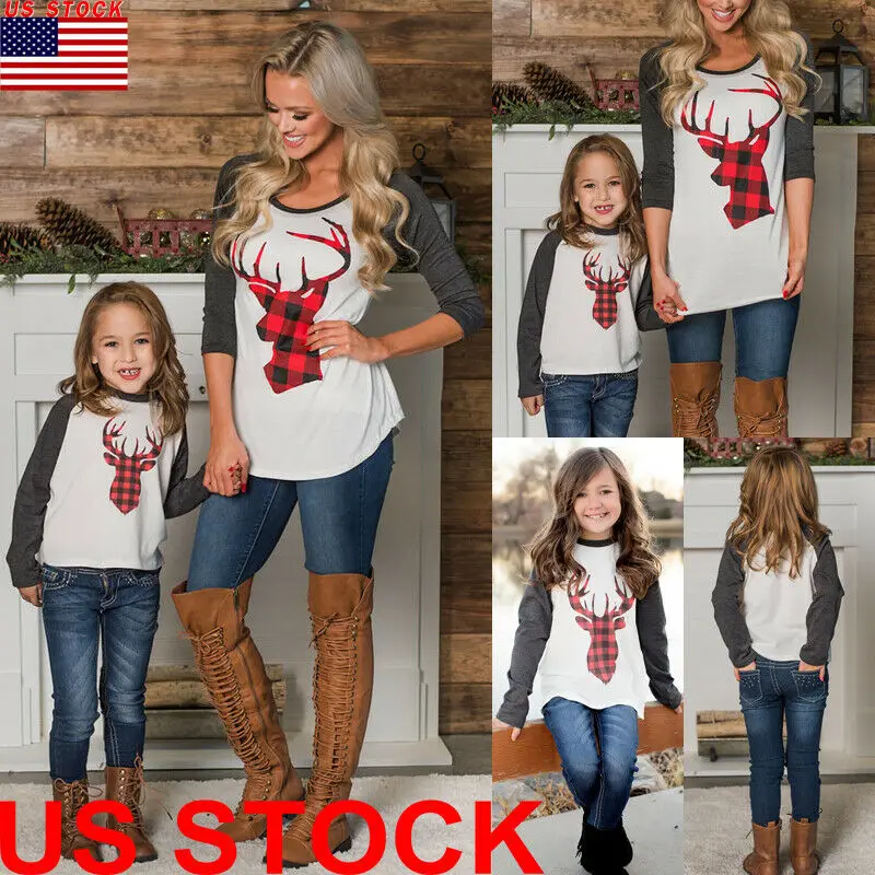 Новые Семейные одинаковые наряды футболки для мам детей женская футболка с