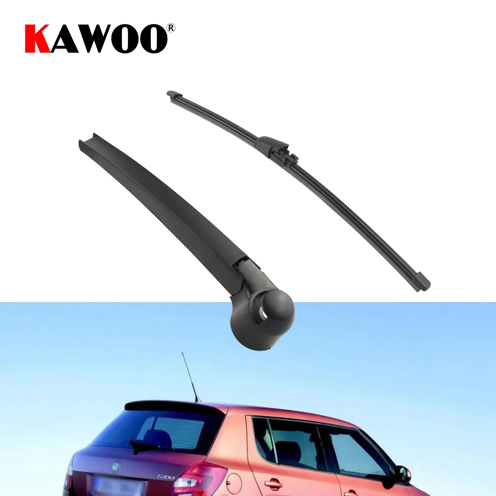 Автомобильные щетки kawoo заднего стеклоочистителя Лезвия назад стеклоочистители Arm для Skoda Fabia хэтчбек(2009 года) 320 мм Авто стеклоочистителя ветрового стекла