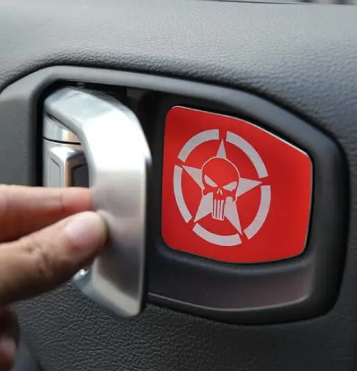 Оптом и в розницу интерьер ручка Чаша планки молдинги алюминиевый сплав для Jeep