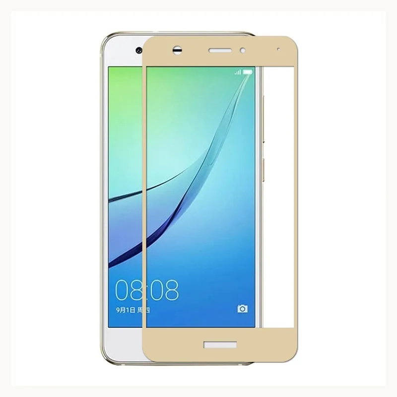 Gold Полное закаленное стекло для huawei Nova CAN L01 L02 L03 L11 Nova Plus MLA L12 L13 защита экрана GLAS Sklo полное защитное покрытие Verre - Цвет: Gold