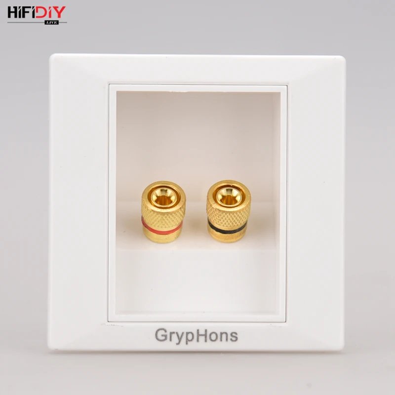 HIFIDIY LIVE wall Engineering динамик распределительная коробка клеммы акустические коробки оболочки 2 медные переплеты PostWire Кабельный разъем 68*51