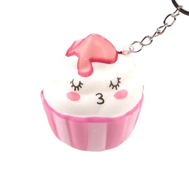 Симпатичные Мороженое Мягкие игрушки для снятия стресса сквиши брелок