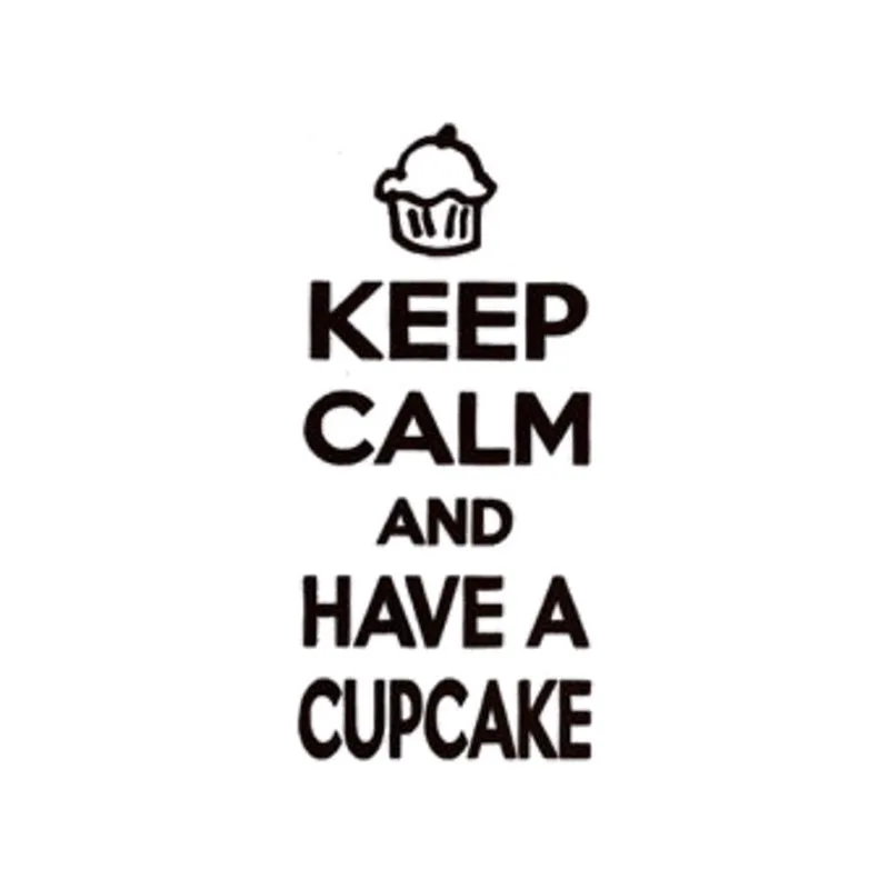 

Виниловая наклейка на автомобиль, 6, 9x14, 8 см, с надписью «KEEP CALM AND HAVE A Cake», S8-0630