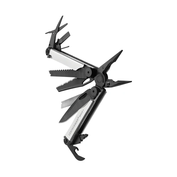 Мультитул LEATHERMAN-Wave Plus с высококачественными сменными кусачками и пружинными ножницами, нержавеющая сталь