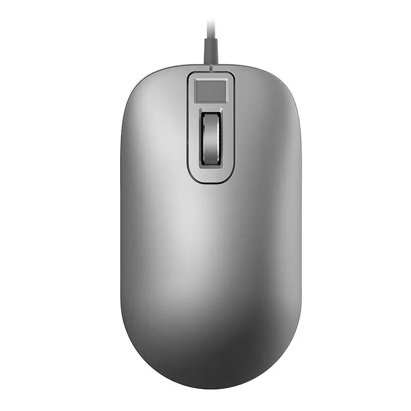 Серый Оригинальная смарт-мышь Xiaomi Jessis J1 125 Гц 8G с защитой от отпечатков пальцев, портативная Высококачественная мышь с паролем для быстрого распознавания - Цвет: Серый