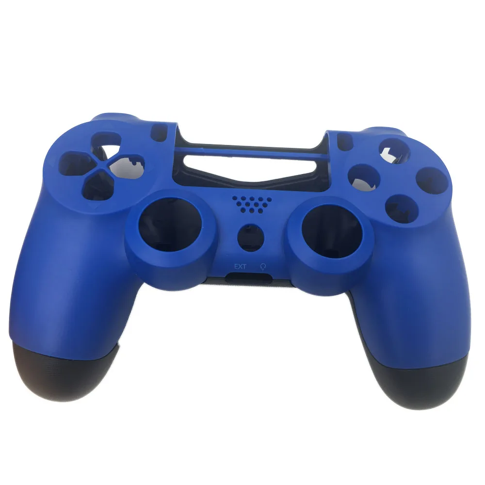 Blue Black Замена для sony PS4 Pro беспроводной контроллер пластик JDS 040 Крышка передняя задняя Корпус Оболочка Чехол - Цвет: Blue Black