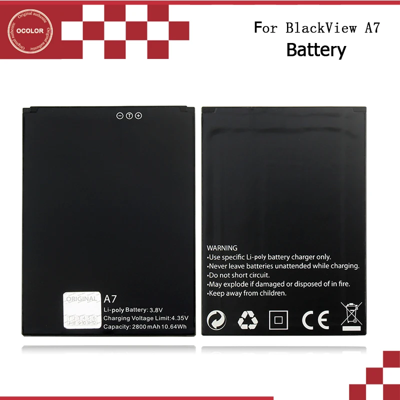 Запасная батарея для BlackView A7 Pro 2280 мАч запасная запчасти смартфонов|battery for|battery