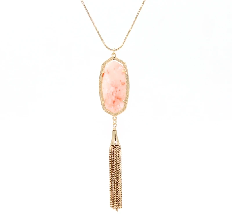 Изысканное длинное ожерелье со змеиной кожей синтетическими камнями | Украшения