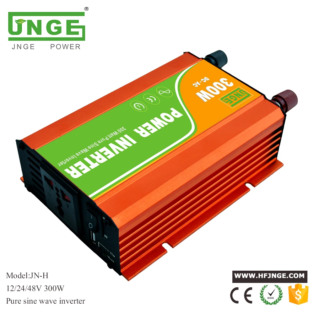 300 Вт Чистая синусоида солнечный инвертор DC 12 В 24 к AC 110 220 в 230 пиковая мощность 600