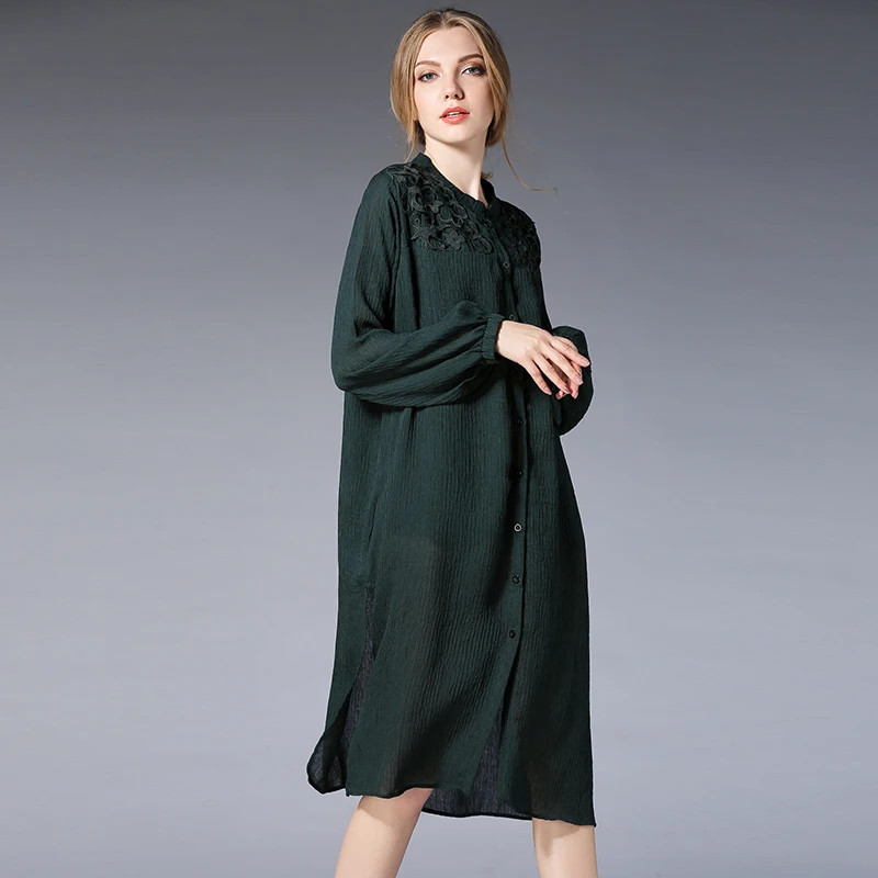 4xl Женская платье-футболка Большие размеры 2018 свободные хлопковые льняное платье