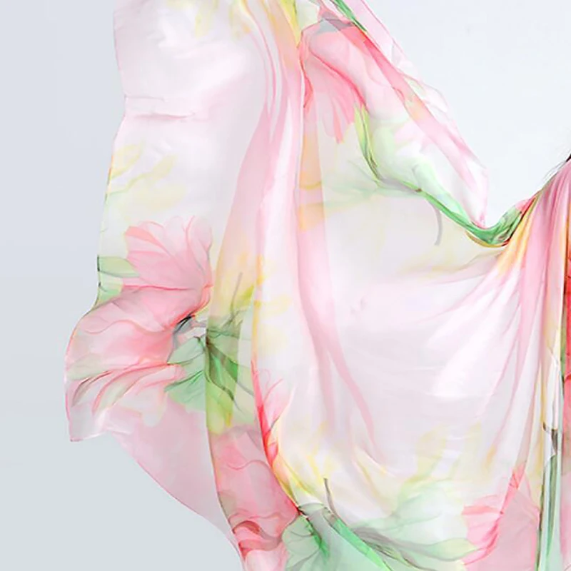 2019 цвет новая мода печати дамы шаль шарф приморский праздник Солнцезащитная