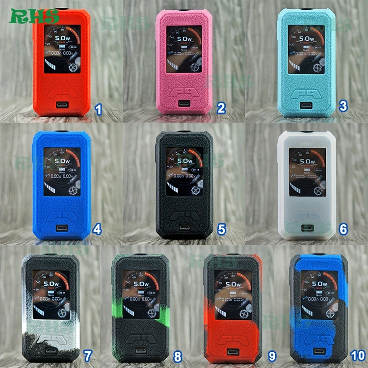 2018 красочный Новый Smoant Charon Mini 225 Вт силиконовый защитный чехол Защитная Наклейка