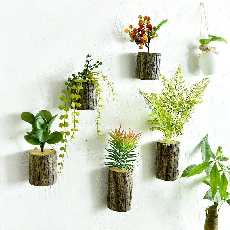 Креативные простые настенные украшения Смола модель дерева чайник коряга с