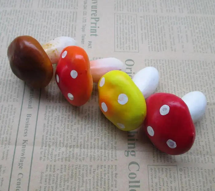 20 шт./пакет очень большой шарик из полиэтилена и пены грибные цветы для