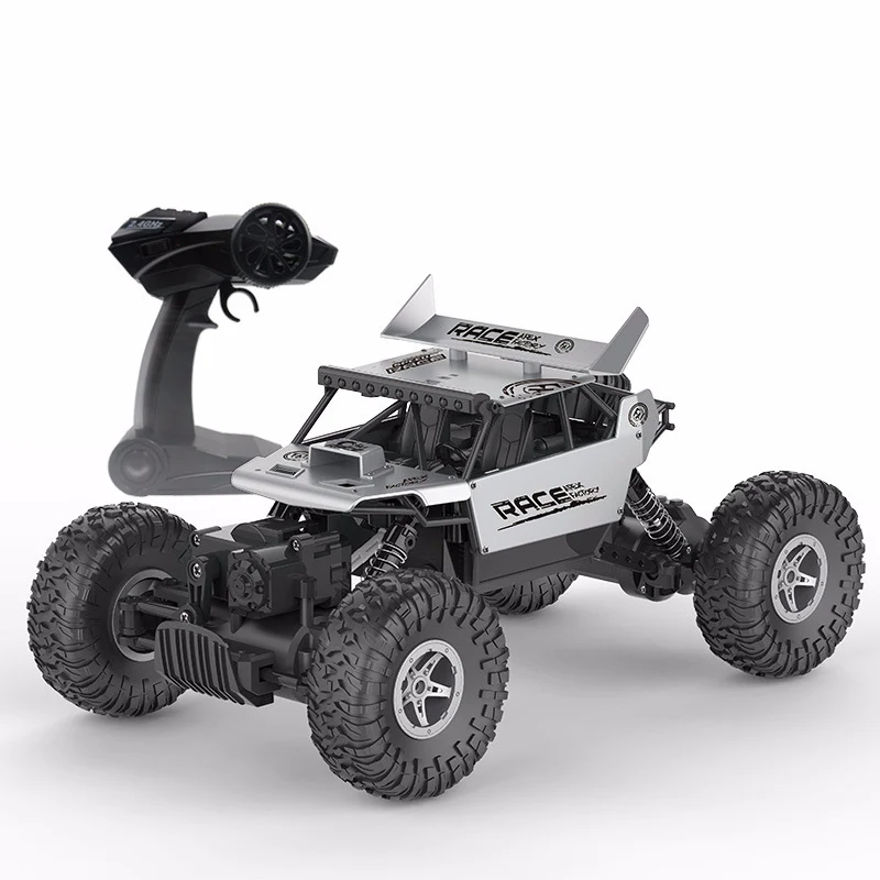 gray 9118 1/18 2,4 г сплава 4WD автомобиль RC Рок-кроулер гоночный автомобиль для рок-кроулинга восхождение гоночный автомобиль Высокое Скорость автомобилей внедорожных автомобилей игрушка для детей - Цвет: gray