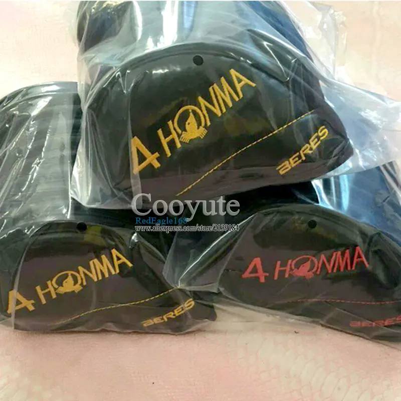 Новинка HONMA Golf головной убор ПУ утюги для гольфа крышка головки 4-11 S унисекс черный или красный клубный головной убор Cooyute