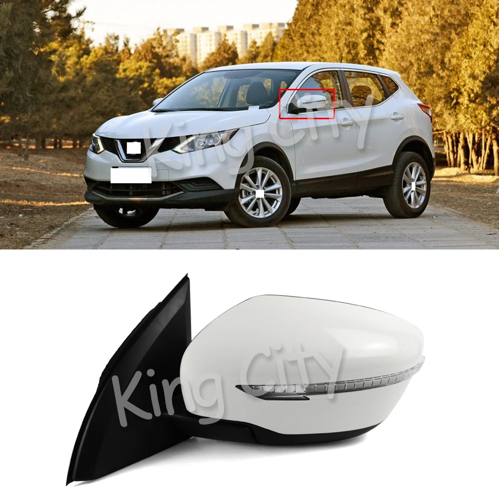 Capqx 5/7/11 проводов для Nissan Qashqai J11 18 боковое зеркало заднего вида с поворотным сигналом светодиодный индикатор