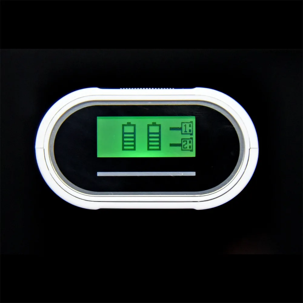 SoShine E4 lcd Универсальный 2 слота 18650 зарядное устройство мобильный блок питания USB кабель