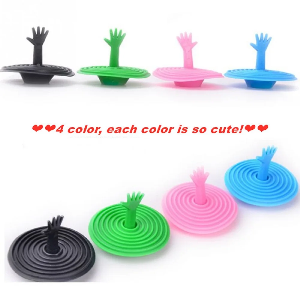 4 шт. душевые сливные ситечки для волос резиновые раковины пробка ванны