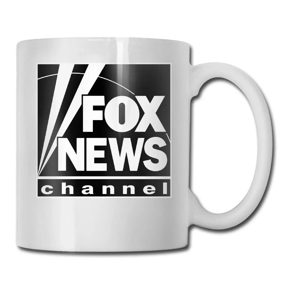 Крутая кофейная кружка с логотипом канала Fox News уникальная керамическая