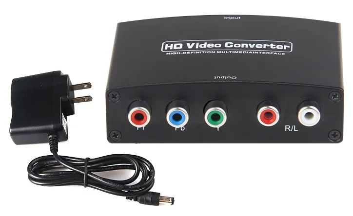 1080P HDMI до 5RCA компонент RGB YPbPr видео + R/L аудио конвертер адаптер|hdmi to 5rca|hdmi toaudio converter |