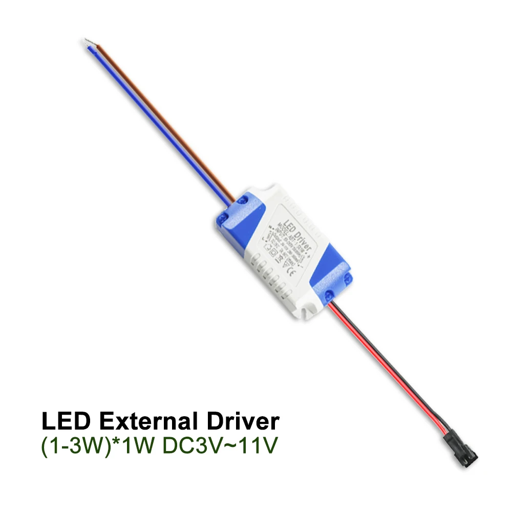 1 Вт 2 3 светодиодный драйвер DC3 12V Питание 5V 280 300mA внешний (1 Вт) x1W для Светодиодный