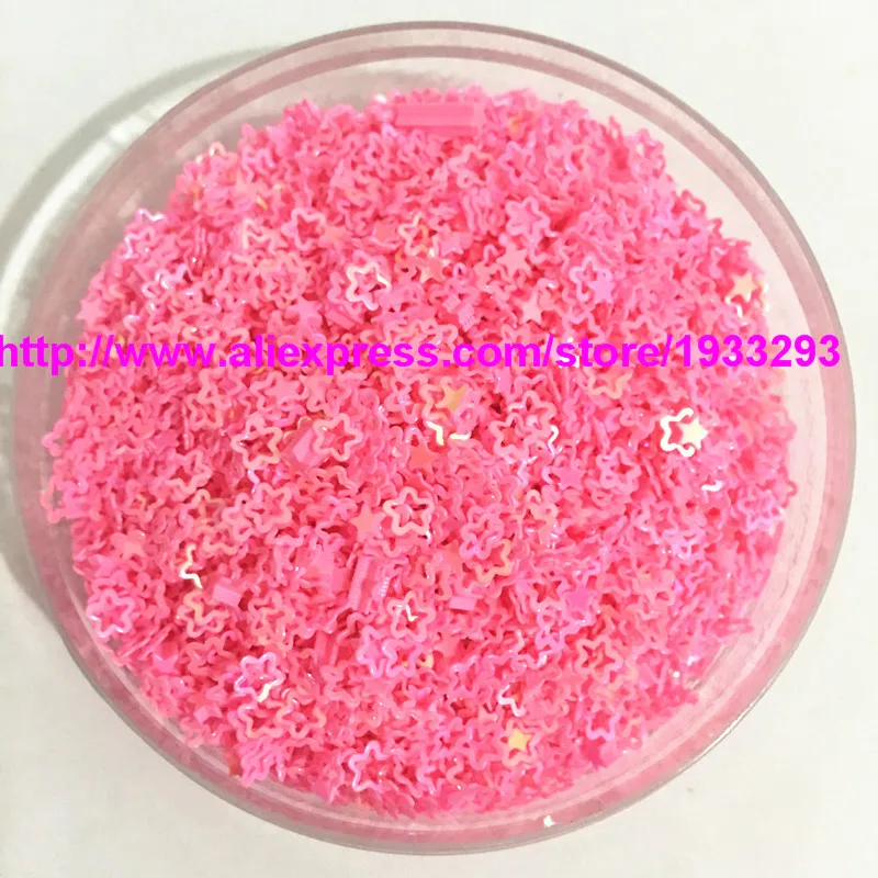 Пайетки из ПВХ с полыми цветами для дизайна ногтей 100 г (15000 шт.) 4 мм|sequin one shoulder