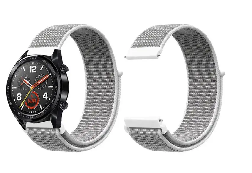 Спортивный нейлоновый ремешок для Amazfit ремешок Bip браслет для huawei Watch GT Honor Magic для Huami Amazfit Pace Stratos 2 GTS GTR 47 мм