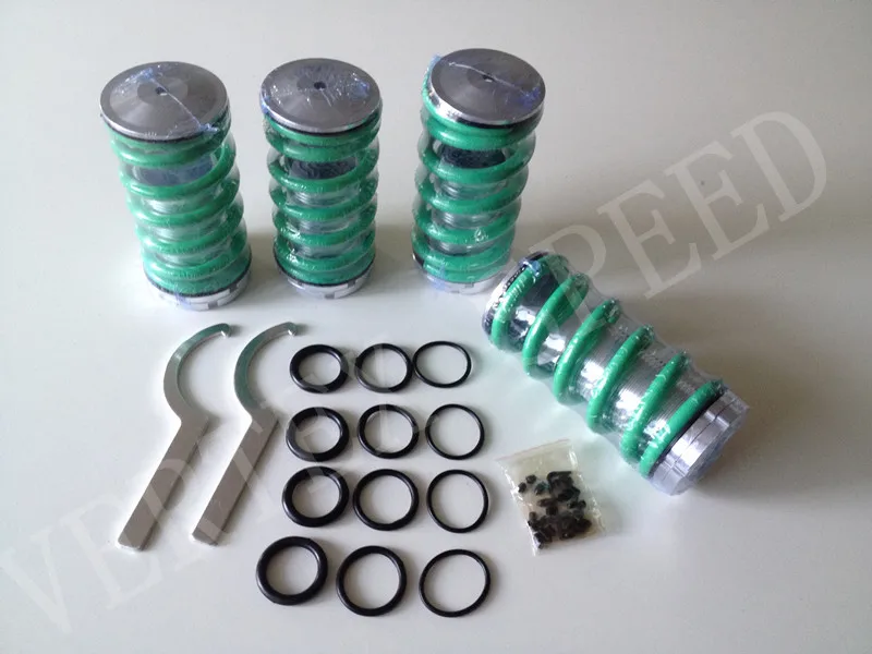 Регулируемая 1-4 &quotЗеленая подвеска Красная пружина COILOVER 88-00 EG EK EM DC2 | Автомобили и