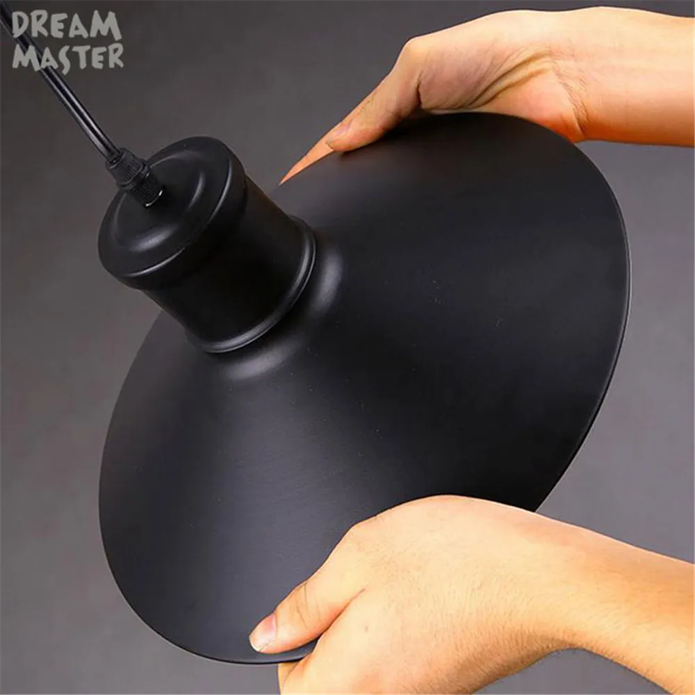 Винтажная люстра в американском стиле с клеткой E27 железная подсветка для кафе