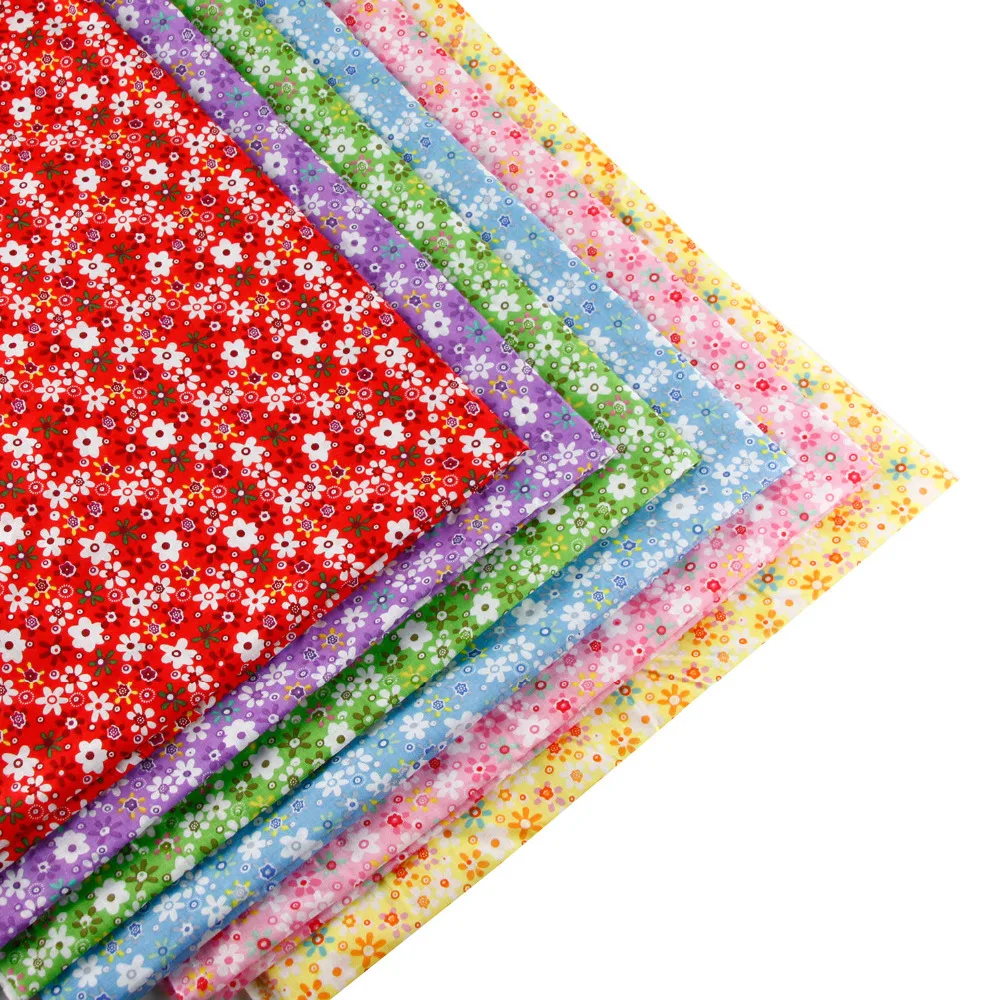 Хлопчатобумажная ткань с желтым принтом лоскутное шитье 158 см х полметра | Дом и